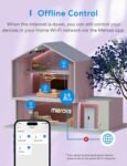 Meross Bombilla LED Inteligente WiFi, Bombilla Multicolor RGBWW, 2700-6500K, Compatible con Alexa, Google Home, 1 Pieza