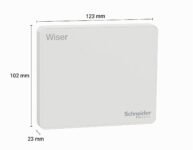 Control de aplicación Schneider Electric Wiser Smart Home Hub compatible con Amazon Alexa y Google Home, WiFi, Zigbee