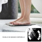 Analizador de grasa corporal Smart Balance | Báscula inteligente USB de precisión, para viajes en casa y fitness