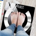 Analizador de grasa corporal Smart Balance | Báscula inteligente USB de precisión, para viajes en casa y fitness