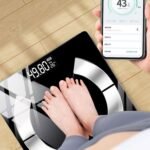Analizador de grasa corporal Smart Balance | Báscula inteligente USB de precisión, para viajes en casa y fitness