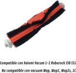 Kit de accesorios de repuesto compatible con Xiaomi Mi Robot Vacuum 1 y Roborock S50 S51 | 1 cepillo principal, 2 cepillos laterales y 2 filtros HEPA | ¡SIN FREGONA!