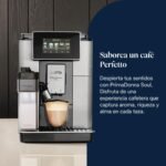 De’Longhi Perfetto Primadonna Soul ECAM612.55.SB Cafetera Superautomática para Café y Capuchino con Sistema de Leche LatteCreme, Tecnología Bean to Cup, 18 Bebidas, Control por App