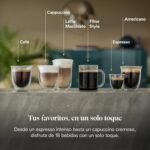 De’Longhi Perfetto Primadonna Soul ECAM612.55.SB Cafetera Superautomática para Café y Capuchino con Sistema de Leche LatteCreme, Tecnología Bean to Cup, 18 Bebidas, Control por App