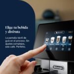 De’Longhi Perfetto Primadonna Soul ECAM612.55.SB Cafetera Superautomática para Café y Capuchino con Sistema de Leche LatteCreme, Tecnología Bean to Cup, 18 Bebidas, Control por App
