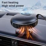 Dpofirs Calentador de Automóvil, Calentador de Calentamiento Rápido Portátil de 150 W, Enchufe al Encendedor de Cigarrillos, Calentamiento Rápido, Descongelación Rápida,