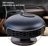Dpofirs Calentador de Automóvil, Calentador de Calentamiento Rápido Portátil de 150 W, Enchufe al Encendedor de Cigarrillos, Calentamiento Rápido, Descongelación Rápida,