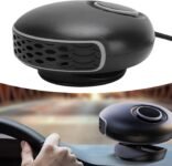 Dpofirs Calentador de Automóvil, Calentador de Calentamiento Rápido Portátil de 150 W, Enchufe al Encendedor de Cigarrillos, Calentamiento Rápido, Descongelación Rápida,