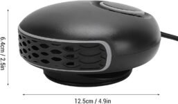 Dpofirs Calentador de Automóvil, Calentador de Calentamiento Rápido Portátil de 150 W, Enchufe al Encendedor de Cigarrillos, Calentamiento Rápido, Descongelación Rápida,