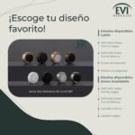 EVI Herrajes | Tope de puerta adhesivo | Colocación en la pared | Ø35x18mm | Latón con acabado rústico – Caucho negro | Antigolpes para Manijas | Diseño y Funcional| Mod. I-254/35-RU