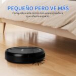 Robot Aspirador,Robot Aspirador fregador 3 en 1,autonomía de 150 Minutos,Ideal para pelos de Animales y Suelos Duros-Blanco –