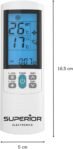Superior Electronics AirCo Plus 8K Control remoto universal para aires acondicionados