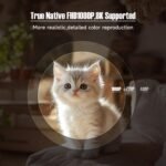 Mini Proyector Magcubic, 400 ANSI, Resolución Nativa 1080P, Soporte 4K, Rotación 180°, WiFi 6 y Bluetooth 5.2, Corrección Trapezoidal Automática