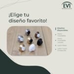EVI Herrajes | Tope de puerta para colocación en pared | Ø45x17mm | Acero inoxidable lacado blanco | Goma blanca y negra incluida | Instalación con adhesivo o tornillos | Mod. I-260/45