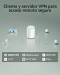 Cudy AX1500 Sistema Wi-Fi de malla WiFi 6 de doble banda, reemplaza enrutadores y extensores, cubre hasta 240㎡, 3 puertos Gigabit por unidad, admite backhaul Ethernet, paquete de 3 M1500