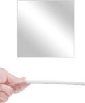 Paquete de 16 espejos autoadhesivos, azulejos de 6″ x 6″, láminas flexibles acrílicas de 0,2 mm, sin marco para decoración