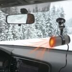 Generic Calentador Portátil para Automóvil con Mini Calentador Giratorio de 180 °, Descongelador de Calentamiento Rápido, Perfecto para Suministros para Automóviles