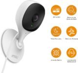 Imou Cámara de Vigilancia WiFi Interior 2K (3MP) con Detección de Movimiento Humano, Cámara IP WiFi, Visión Nocturna, Óptima para Monitorear Bebés y Mascotas Perros, Compatible con Alexa