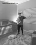 Imou Cámara de Vigilancia WiFi Interior 2K (3MP) con Detección de Movimiento Humano, Cámara IP WiFi, Visión Nocturna, Óptima para Monitorear Bebés y Mascotas Perros, Compatible con Alexa