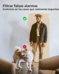 Imou Cámara de Vigilancia WiFi Interior 2K (3MP) con Detección de Movimiento Humano, Cámara IP WiFi, Visión Nocturna, Óptima para Monitorear Bebés y Mascotas Perros, Compatible con Alexa