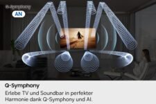Samsung HW-Q810GH / Q800H Q-Series 5.1.2 Canal Surround Soundbar para TV, Subwoofer Inalámbrico Dual de 6,5 pulgadas, Dolby Atmos, Q-Symphony, Game Mode Pro para sonido de juegos 3D, Alexa