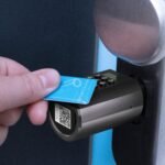 WELOCK PCB41 Cerradura Electrónica con Contraseña Bluetooth, Cerraduras Inteligentes con WiFi y Tarjeta RFID, Nivel de Impermeabilidad IP65, Cerradura Electrónica Fácil de Instalar