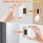 6 luces nocturnas recargables con sensor de movimiento, 3 colores de luz + regulables, luces LED inalámbricas para escaleras, dormitorios, pasillos, habitaciones de niños y armarios