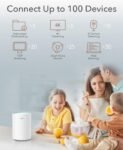 Cudy AC1200 Sistema WiFi de malla completa Gigabit, banda dual, extensor WiFi, puertos Gigabit, antenas de alta ganancia, VPN, Cloudflare, conecta hasta 100 dispositivos, M1300 paquete de 3