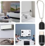 Mini Smartphone Control Remoto IR USB C Adaptador de Controlador de Infrarrojos Universal, Señal Estable, Compacto y Portátil, Accesorio de Actualización para Aire Acondicionado TV