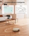 Robot Aspirador Lefant M310, Succión 4500 pa, Autonomía 180 min, 6 Modos de Limpieza Robot, Previene Obstáculos con Precisión, Ideal para Limpiar Pelos y Residuos de Mascotas
