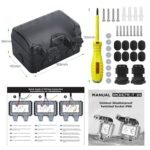 Actualice el tomacorriente de pared para exteriores IP66 con tapa abatible con cerradura – Enchufe doble