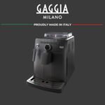 Gaggia HD8749/01 Naviglio Black, Cafetera Automática, para Espresso y Capuchino, Café en Grano, 15 bares, 1850W, Negra, 100% Made in Italy