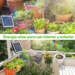 Forever Speed ​​Sistema de Riego Solar Automático con Sensor de Agua, Equipo de Autoriego con Temporizador, Manguera de 15 Metros para Plantas de Jardín Balcón