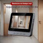 Timbre con video inalámbrico No necesita WiFi Pantalla de audio bidireccional Cámara habilitada Videoportero 1080P Diseño impermeable para uso en exteriores, suscripción