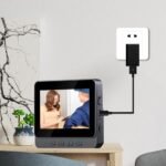 Timbre con video inalámbrico No necesita WiFi Pantalla de audio bidireccional Cámara habilitada Videoportero 1080P Diseño impermeable para uso en exteriores, suscripción