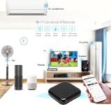 Cyrank WiFi IR RF Control Remoto, Control Remoto Inteligente Universal, Control de Hogar Inteligente, Asistente de Hogar para STB, TV, Aire Acondicionado, Ventilador, DVD