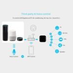 Cyrank WiFi IR RF Control Remoto, Control Remoto Inteligente Universal, Control de Hogar Inteligente, Asistente de Hogar para STB, TV, Aire Acondicionado, Ventilador, DVD