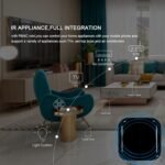 Cyrank WiFi IR RF Control Remoto, Control Remoto Inteligente Universal, Control de Hogar Inteligente, Asistente de Hogar para STB, TV, Aire Acondicionado, Ventilador, DVD