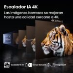 Hisense 65E7Q Pro – QLED Smart TV, Gaming TV, Modo Pro Gaming 144Hz, AMD Freesync Premium Pro, Dolby Vision IQ + Dolby Atmos, Hi-Concerto, Procesador Hi-View Engine