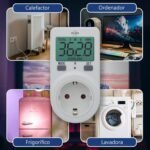 Contador de energía enchufable ELRO EM1000 | Conocimiento del consumo y costes energéticos | hasta 3600W