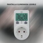 Contador de energía enchufable ELRO EM1000 | Conocimiento del consumo y costes energéticos | hasta 3600W