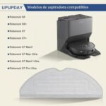 6 recambios de paño de fregona para Roborock S8 S7, VibraRise accesorios de paño de fregona para Roborock S8/S8+/S7/S7 MaxV/S7 MaxV Plus/S7 MaxV Ultra/S7 Max Ultra/S7 Pro Ultra