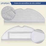 6 recambios de paño de fregona para Roborock S8 S7, VibraRise accesorios de paño de fregona para Roborock S8/S8+/S7/S7 MaxV/S7 MaxV Plus/S7 MaxV Ultra/S7 Max Ultra/S7 Pro Ultra