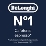 De’Longhi Dinamica Plus ECAM382.70.B, Cafetera Automática en Grano, Máquina de Capuchino con LatteCrema Caliente, Cafetera Espresso, Taza con 18 Recetas, Pantalla TFT 3,5», 1450W, Negra