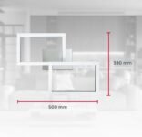 BKLicht Lámpara de techo LED Smart WiFi I Aplicación y control remoto I Regulable I CCT I RGB I Control por voz I Compatible con iOS y Android