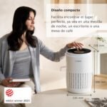Bosch Air 2000, Purificador de Aire, Para Habitaciones de hasta 37 m² | Con filtro de aire 3 en 1, sensor inteligente, modo automático, modo silencioso (< 25 dB(A)), CADR: 180 m³/h