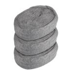 4 piezas de lana de acero grado 0000 | Almohadillas de lana de acero para limpieza y pulido | Almohadillas para acabado de madera, vidrio, metal, piedra