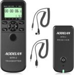 AODELAN Control Remoto Disparador Inalámbrico Temporizador Cable Disparador para Nikon D5300, D500, D810, D850, Z7, Z6, Coolpix P1000; Fuji: T3, T5