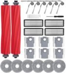 Accesorios Repuestos para Roborock QV 35A / QV 35S, 2 Cepillo principal, 4 Filtro HEPA, 6 Tela, 6 Bolsa para polvo, 6 Cepillo lateral