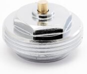 Adaptador metálico compatible con Samson M23 hembra x1.5 (prototipo) a M30 x 1.5 – Compatible con termostato M30x1.5 macho (Tado, AVM, Homematic, Fritz)